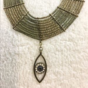 Evil-eye Charm boho necklace